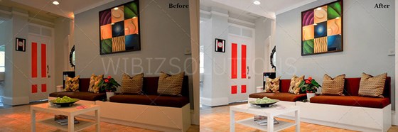 Real Estate Photo Editing Services: Real estate photo color cast removal services